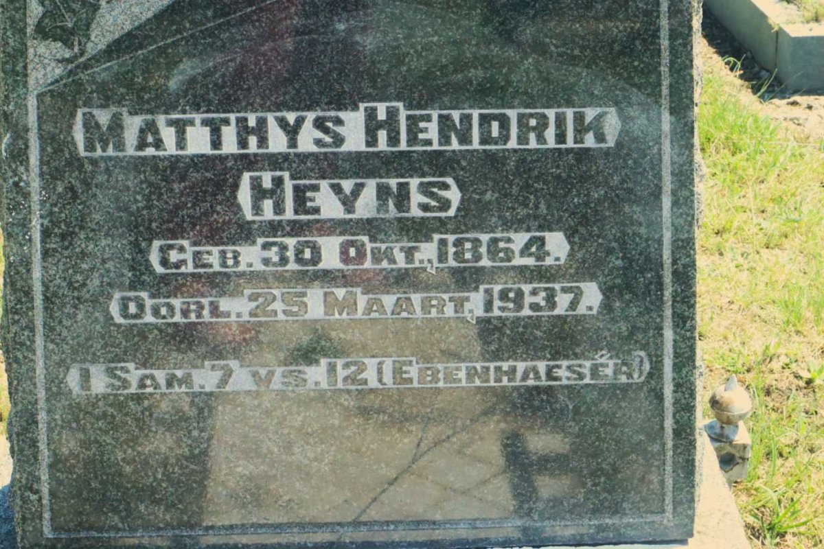 HEYNS Matthys Hendrik 1864-1937 &amp; Sophia Maria MULLER 1869-1959