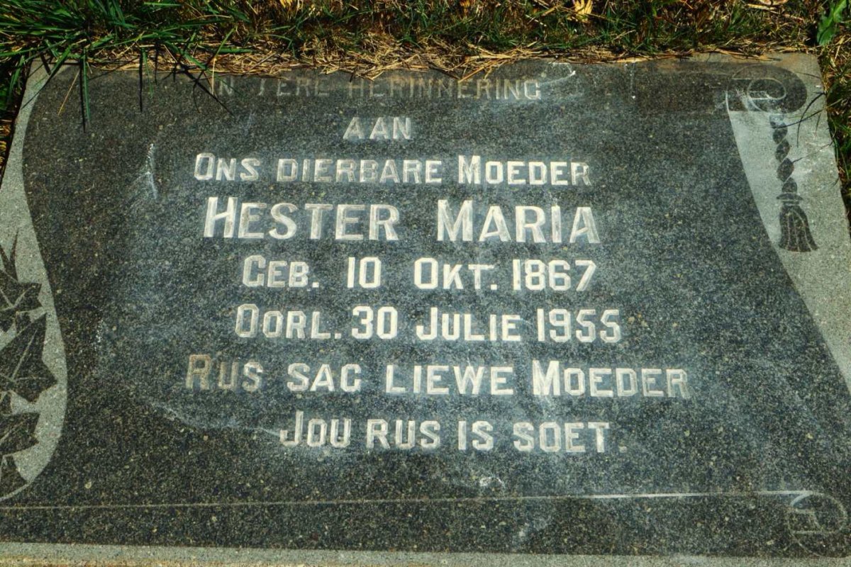 MAARTENS Hester Maria 1867-1955