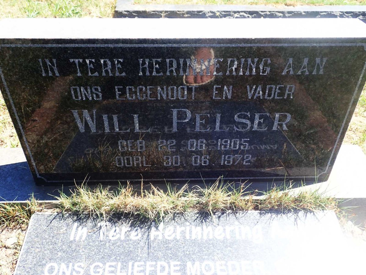 PELSER Will 1905-1972 &amp; Frieda 1916-2015