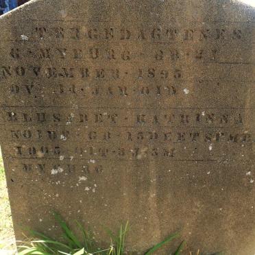 MYBURGH G -1895. :: MYBURGH Elisabeth Kathrina