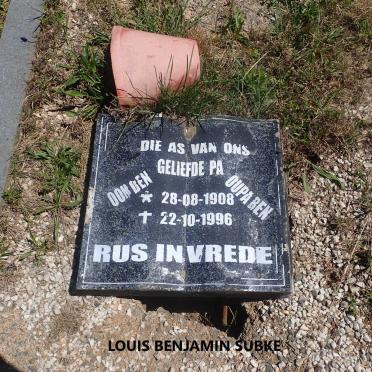 SUBKE Louis Benjamin 1908-1996