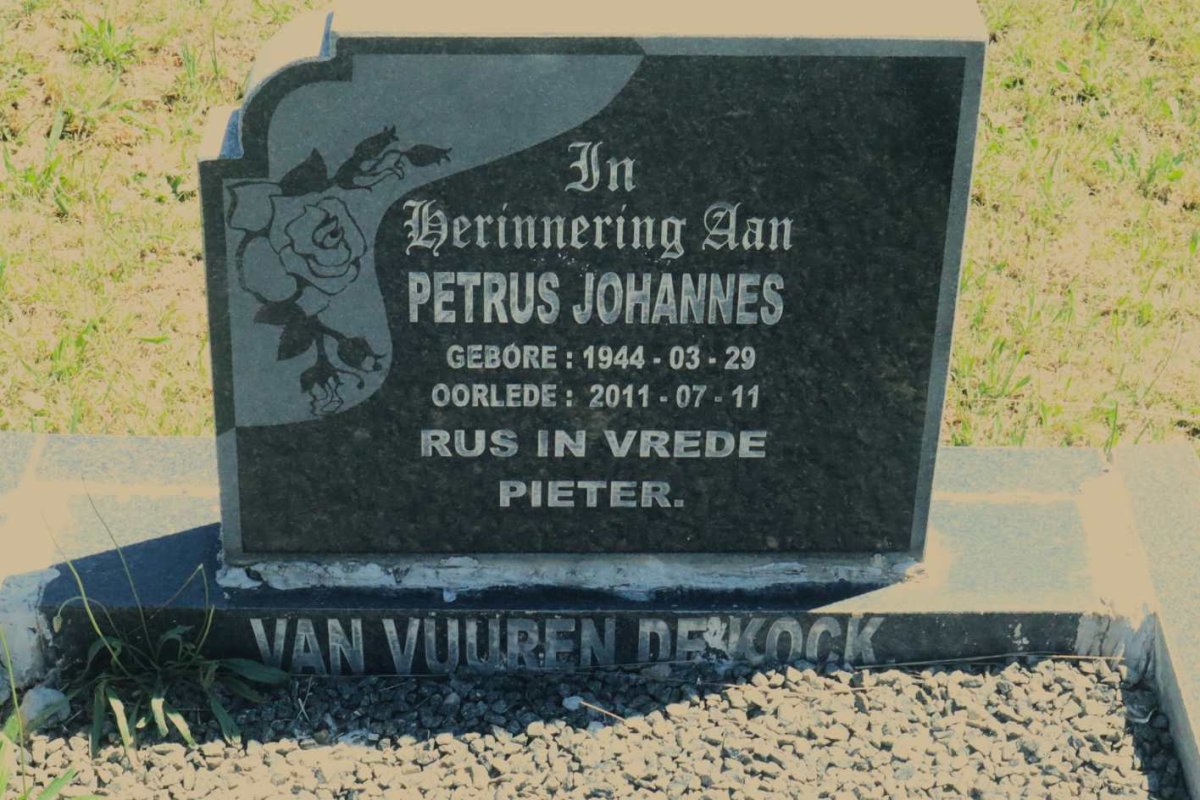 KOCK Petrus Johannes, de VAN VUUREN 1944-2011