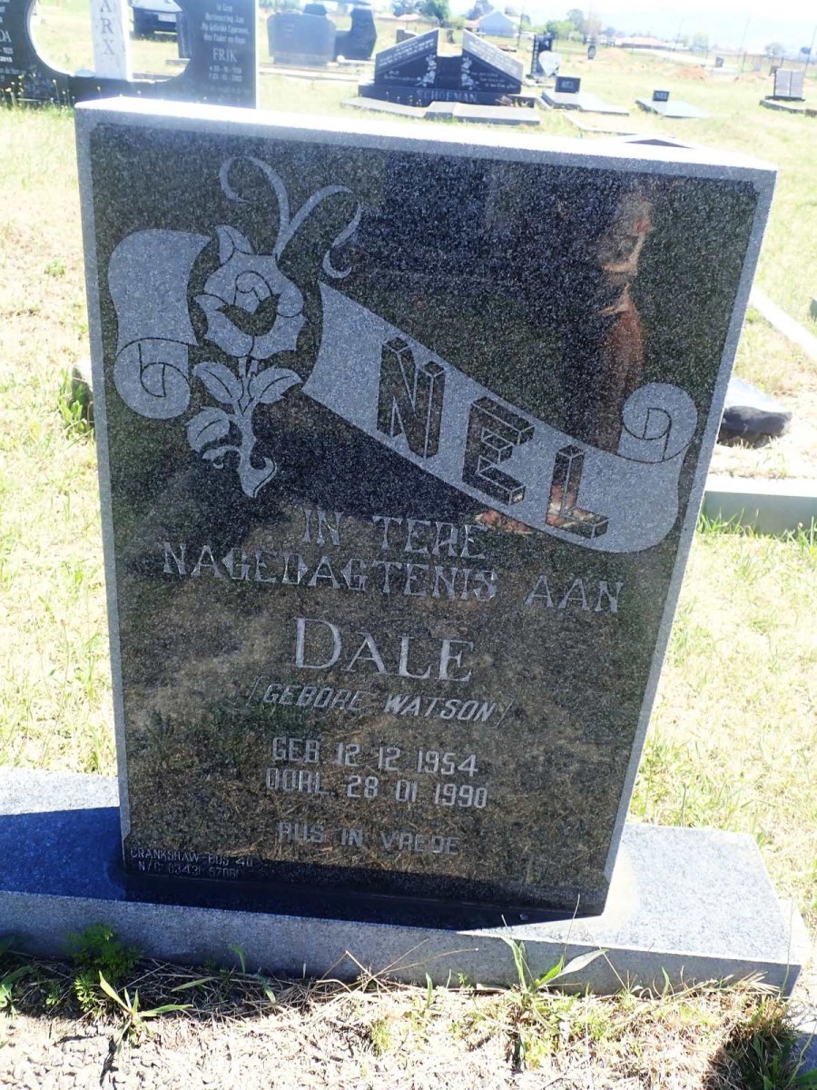 NEL Dale nee WATSON 1954-1990