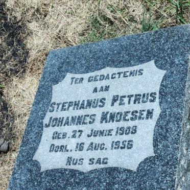 KNOESEN Stephanus Petrus Johannes 1908-1956