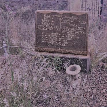 Kwazulu-Natal, DANNHAUSER district, Dannhauser, Angora Hill, farm cemetery