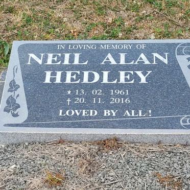 HEDLEY Neil Alan 1961-2016