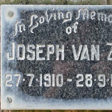 ZYL Joseph, van 1910-1985