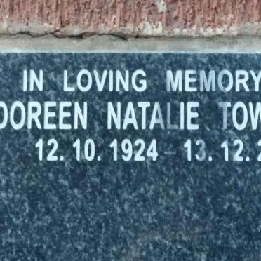 TOWNSEND Doreen Natalie 1924-2013