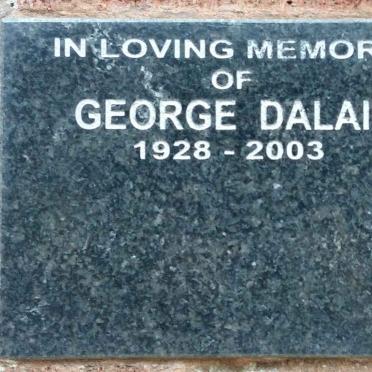 DALAIS George 1928-2003
