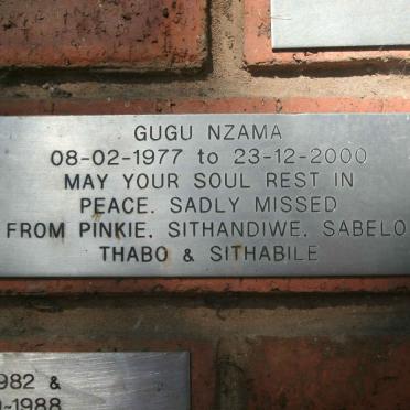 NZAMA Gugu 1977-2000
