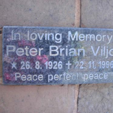 VILJOEN Peter Brian 1926-1996