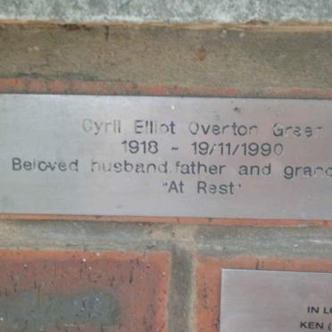 GREEN Cyril Elliot Overton 1918-1990