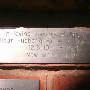 RAYNER Bob 1919-1989