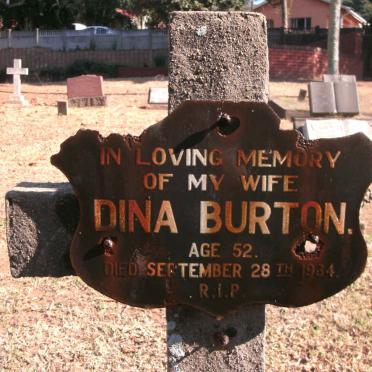 BURTON Dina -1934