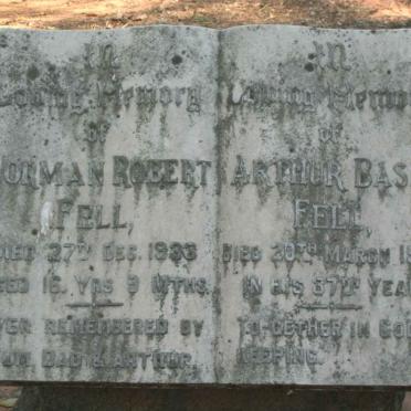 FELL Norman Robert -1933 :: FELL Arthur Basil -1955