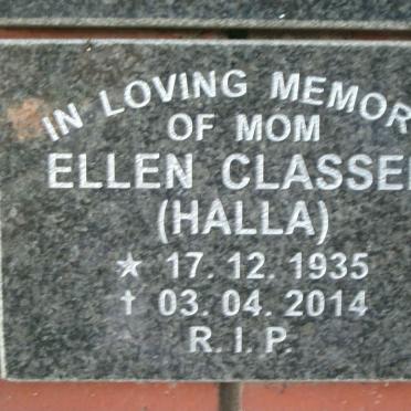 CLASSEN Ellen 1935-2014