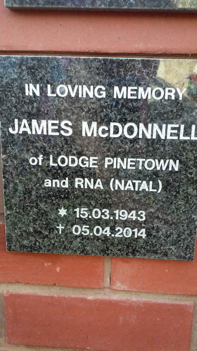 McDONNELL James 1943-2014