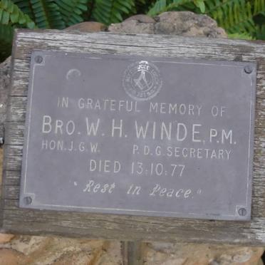WINDE W.H. -1977