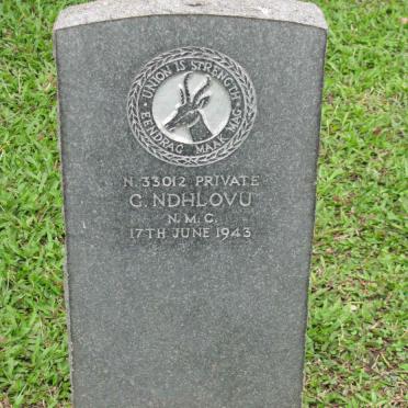 NDHLOVU G. -1943