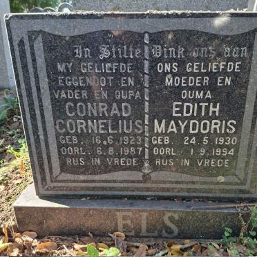 ELS Conrad Cornelius 1923-1987 :: ELS Edith May Doris 1930-1994