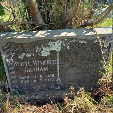 GRAHAM Beryl Winifred 1925-1977