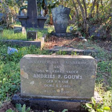 GOUWS Andries F. 1918-1969