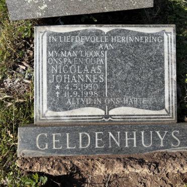 GELDENHUYS Nicolaas Johannes 1930-1998