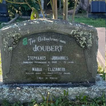 JOUBERT Stephanus Johannes -1940 & Maria Elizabeth -1943