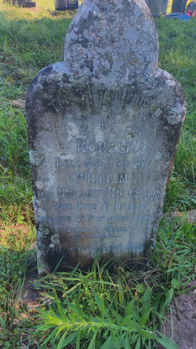 MACGREGOR Ronald -1897