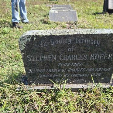 ROPER Stephen Charles -1903