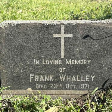 WHALLEY Frank -1971