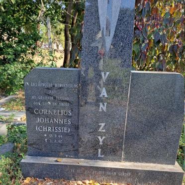 ZYL Cornelius Johannes, van 1964-1987
