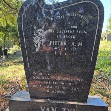 ZYL Pieter A.M. , van 1966-1987
