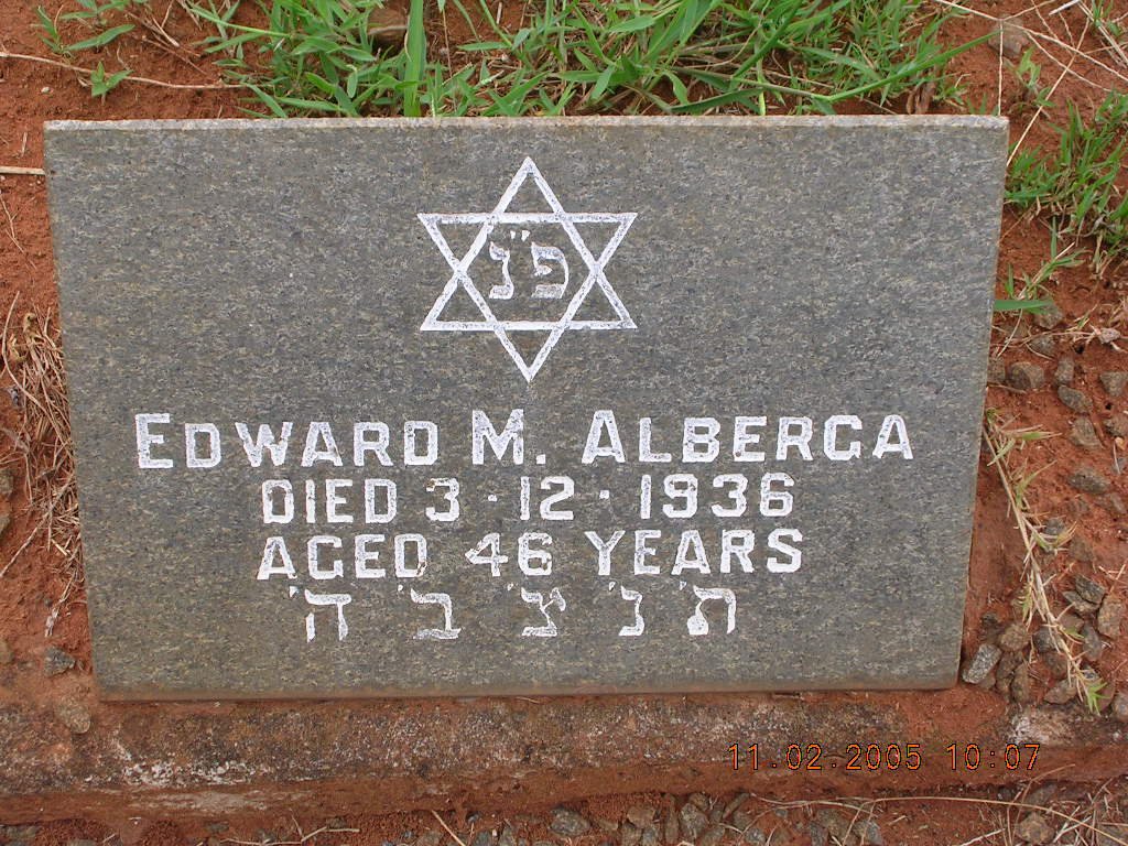 ALBERGA Edward M. -1936