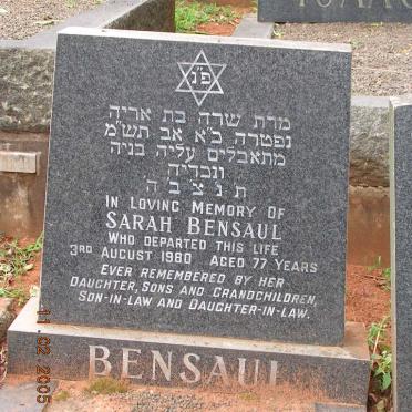 BENSAUL Sarah -1980