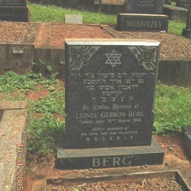 BERG Lionel Gerson -1963