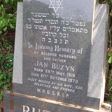 BUZYN Jan 1916-1973