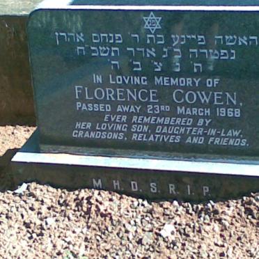 COWEN Florence -1968