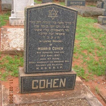 COHEN Morris -1947