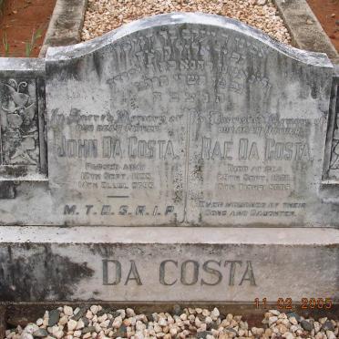 COSTA John, da -1935 &amp; Rae -1938