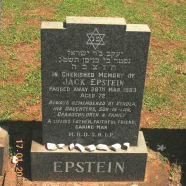 EPSTEIN Jack -1983