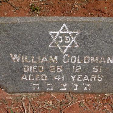 GOLDMAN William -1951