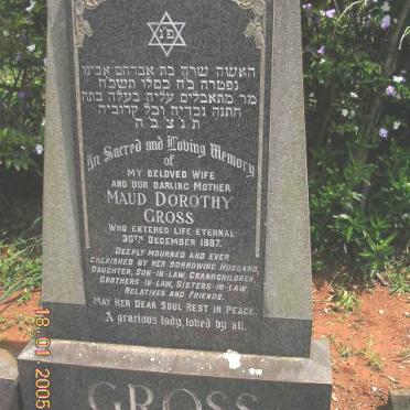 GROSS Maud Dorothy -1987