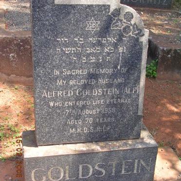 GOLDSTEIN Alfred -1958