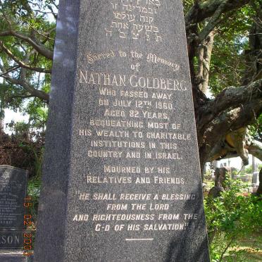 GOLDBERG Nathan -1960