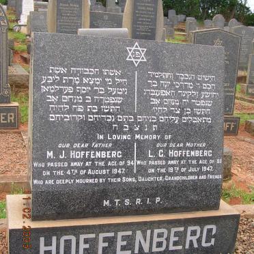 HOFFENBERG M.J. -1947 &amp; L.C. -1947