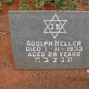 HELLER Adolph -1933