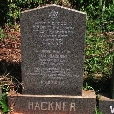 HACKNER Sam -1975