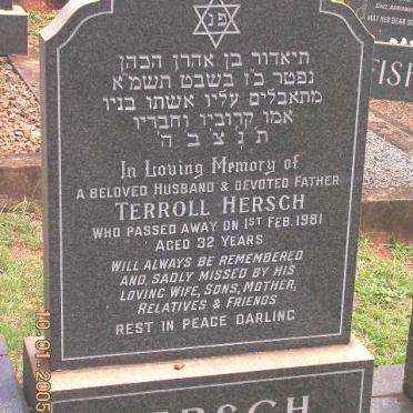 HERSCH Terroll -1981