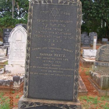HERTZ Hannah -1935